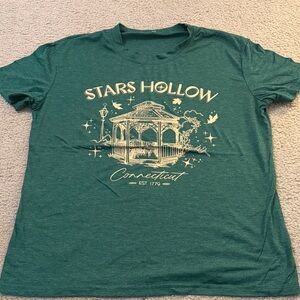 Green Stars Hollow T-Shirt
